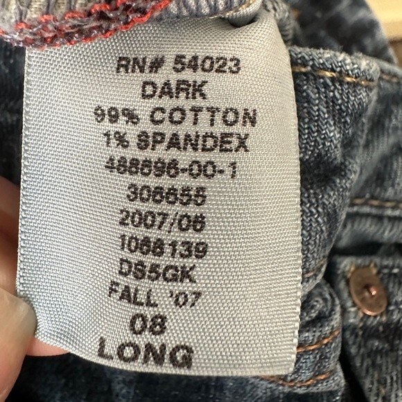 Gap Denim Flare Blue Jeans Size 8 Long - Picture 9 of 9